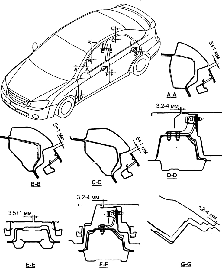 Как снять дверь киа церато 2 Front door - removal and installation (Kia Cerato 1 2004-2009: Body: Body elemen