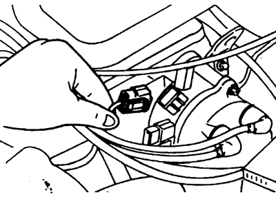 20. Отсоедините электрический разъем кондиционера (если он установлен).