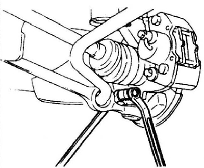 12. Отсоедините от коробки передач приводы передних колес, (смотрите главу 13).