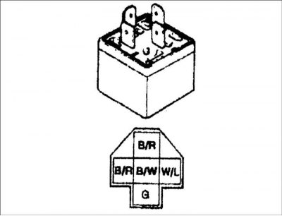 2. Подайте напряжение от положительной клеммы аккумуляторной батареи на вывод 86 и соедините с…