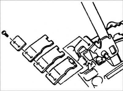 8. Установите в свободном состоянии упругую пластину, верхнюю упругую пластину и вспомогательную…
