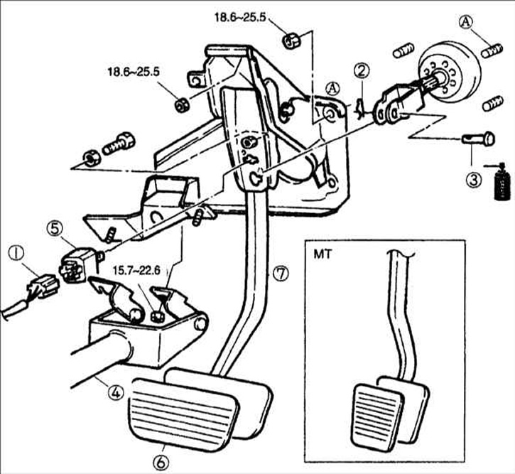 1 – разъем выключателя стоп–сигнала; 2 – пружинный шплинт; 3 – штифт с головкой и отверстием под…