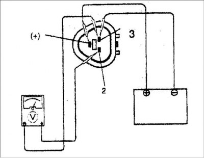 6. Проверьте диапазон изменения напряжения между выводами 3 и 2.