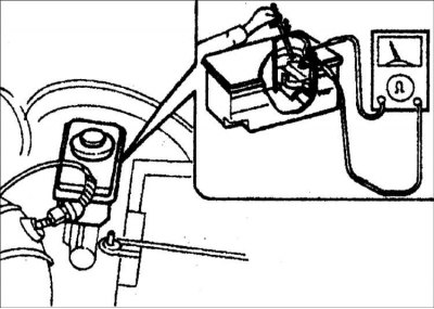3. Датчик исправен, если проводимость есть, когда уровень жидкости ниже отметки «MIN», и…