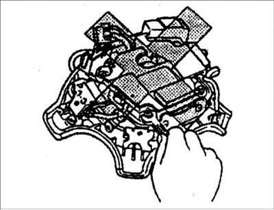 1. Разборка компонентов системы подушки безопасности для технического обслуживания не…