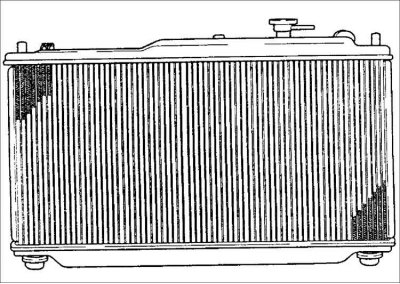 1. Проверьте радиатор на отсутствие трещин, повреждений и отсутствия утечек.