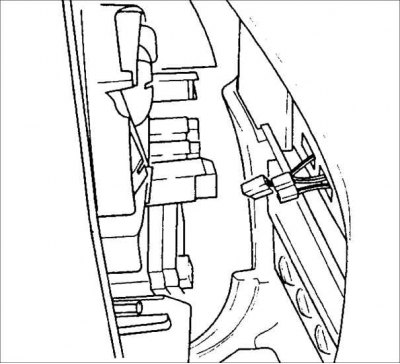1. Установите регулятор в верхнюю декоративную накладку панели.
