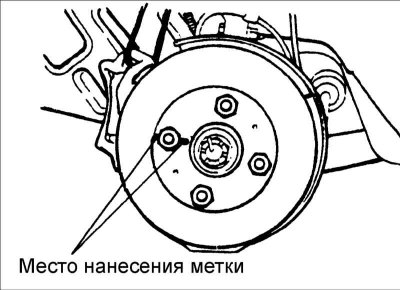 Коррекция биения тормозного диска