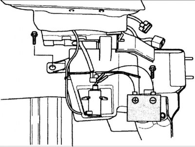 1. Омметром проверьте наличие проводимости между клеммами двигателя.