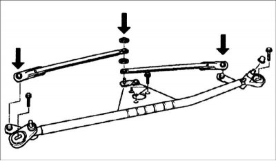 1. Проверьте механизм стеклоочистителя на отсутствие любого сопротивления, вручную перемещая каждый…