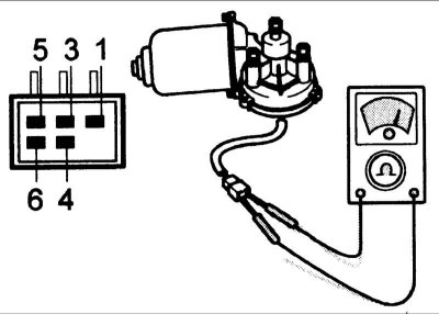 Двигатель стеклоочистителя — снятие и установка