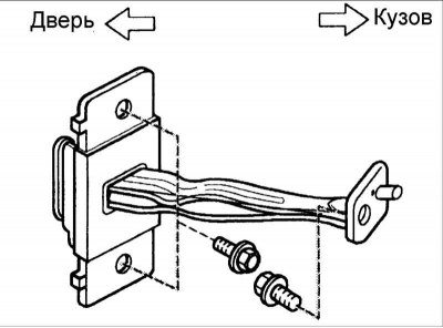 Выверните три винта и снимите зеркало.