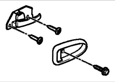 2. Снимите декоративную накладку двери.
