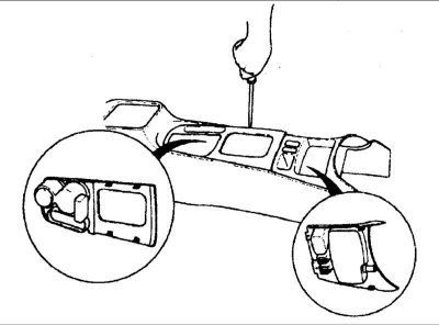 Снимите комбинацию приборов.