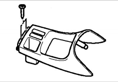 6. Подсоедините электрический разъем к задней части отделки центральной панели и установите отделку…