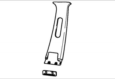 5. Выверните анкерный болт ремня безопасности.