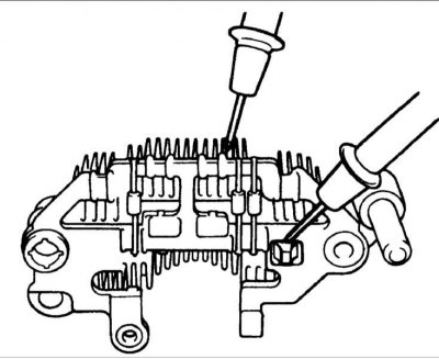 Проверка блока выпрямителя