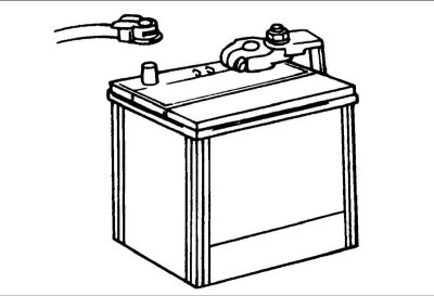 1. Выключите зажигание и все потребители электрической энергии.