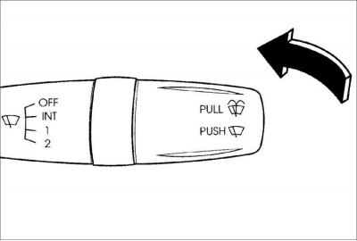 Один цикл стеклоочистителей