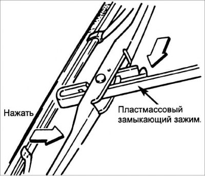 Во избежание поломки рычагов стеклоочистителей или их других элементов, не пытайтесь передвигать…