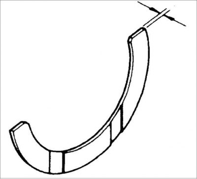 20. Если осевой люфт превышает допустимые значения, необходимо заменить упорные полукольца…
