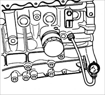 3. Пустите двигатель и прогрейте его до рабочей температуры.