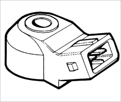 3. Проверьте, что датчик детонации выдает пиковое напряжение (меньше чем 1 В).