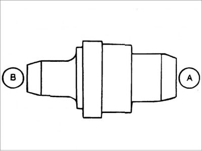 7. Продуйте клапан со стороны А, при этом со стороны В должен выходить воздух.