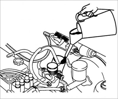 3. Проверьте уровень масла.