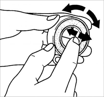 9. Осмотрите состояние поверхности зубьев шестерен на отсутствие повреждений, износа и трещин.