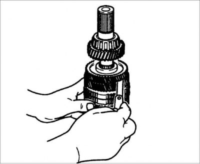 Зазор шестерни 2-ой передачи