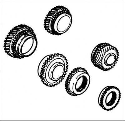 2. Осмотрите состояние поверхности зубьев шестерен на отсутствие повреждений, износа и трещин.