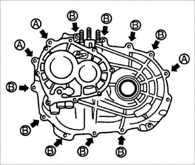 3. Установите наружное кольцо подшипника на специальное приспособление OK900 175 AA0.