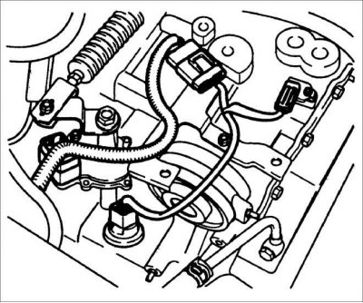 1. Переместите рычаг селектора в позицию P.