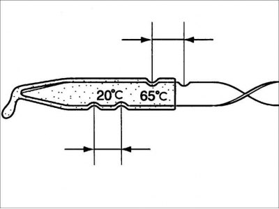Внимание! Используйте измерения по шкале COOL (20°C) только в качестве ориентировочного значения.