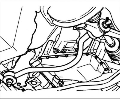 22. Снимите шплинты, выверните гайки и отсоедините левый и правый наконечники рулевых тяг от…