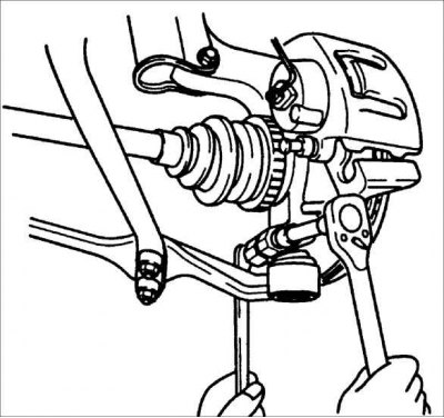 10. Толчком вставьте приводной вал в коробку передач, при этом разрез стопорного кольца должен…