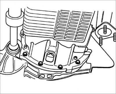 наверните гайку и зафиксируйте ее новым шплинтом.