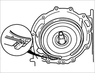 Увага! Замак тармазной стужкі 2-4 і анкерная стойка распіраюцца, як паказана на малюнку.