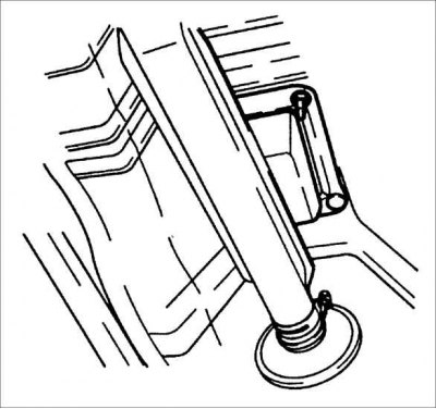 10. Отсоедините разъем переключателя режимов работы O/D.