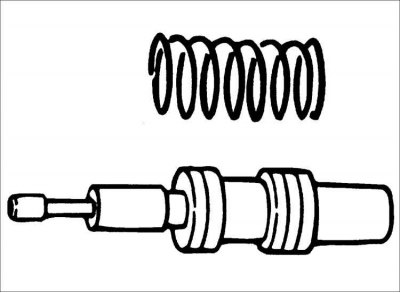 5. Проверьте регулирующий клапан на отсутствие трещин, повреждений и неравномерного износа ротора.