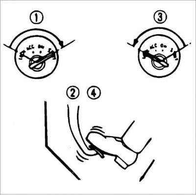 5. Если высота педали не изменяется, вакуумный усилитель тормозов работает нормально.