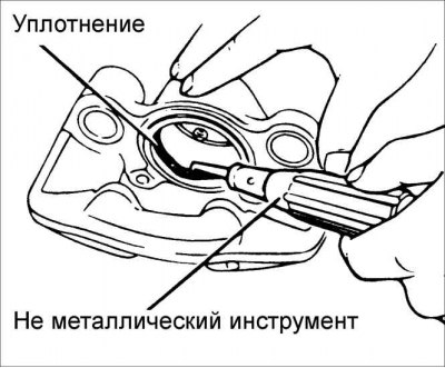 4. Снимите поршень.