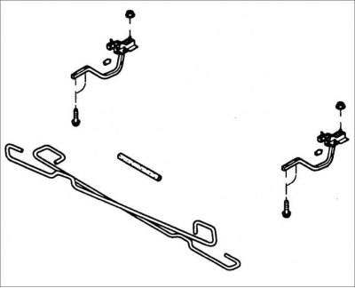 5. Зніміце заднюю паліцу і абіўку задняй стойкі.
