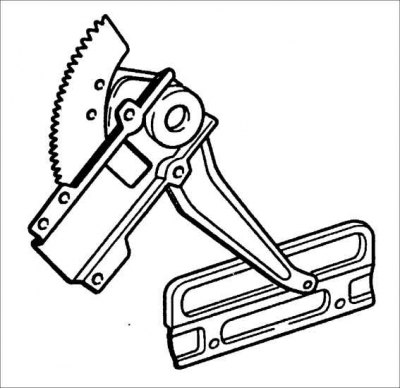 5. Установите стеклоподъемник на место.