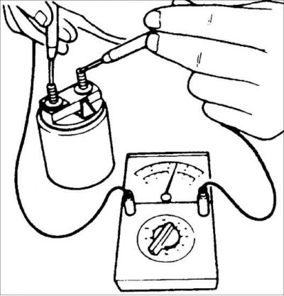 2. Омметром проверьте проводимость между клеммой S и корпусом тягового реле. При отсутствии…