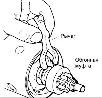 6. Установите фиксатор стопорного кольца на стопорное кольцо.