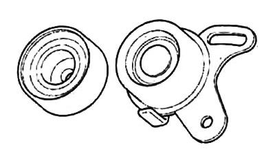 3. Замените ролик, если обнаружены следы вытекания смазки из его подшипника.