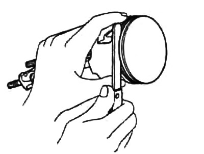 маслосъемное кольцо — 0,1 мм