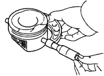 Примечание: стандартные измерения диаметра поршня производятся на расстоянии 47 мм от поверхности…